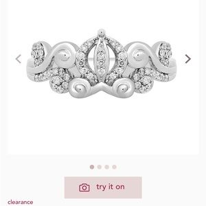 .20tcw diamond sterling silver ring size 5 NEW in original packaging